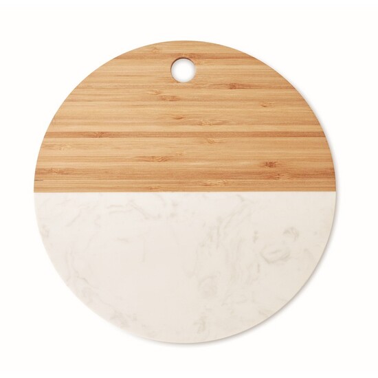 Servierplatte Marmor-Bambus