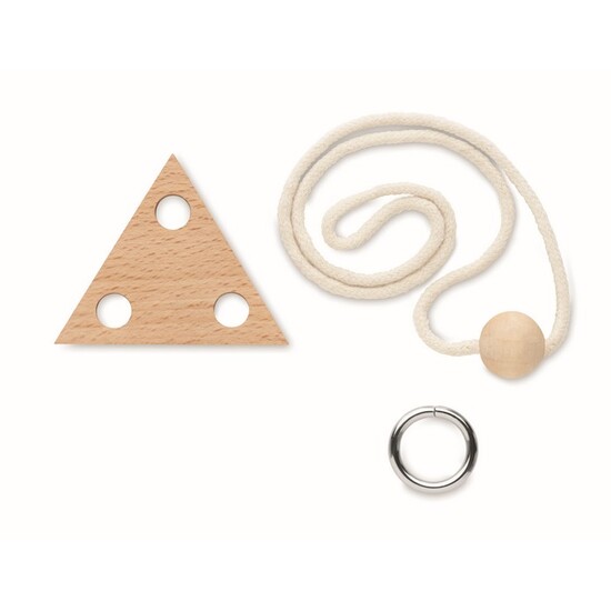 Geduldsspiel Holz Dreieck