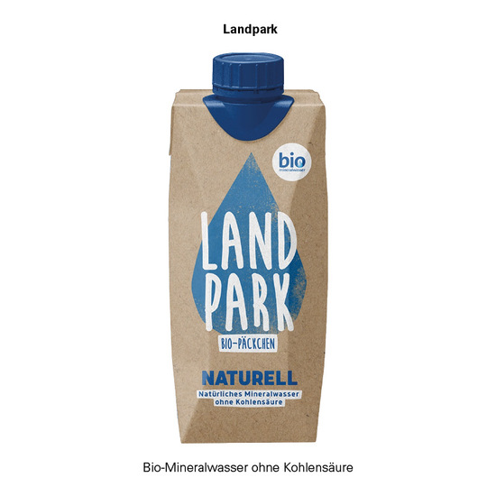 Drink Pack Landpark Mineralwasser naturelle in Werbeverpackung