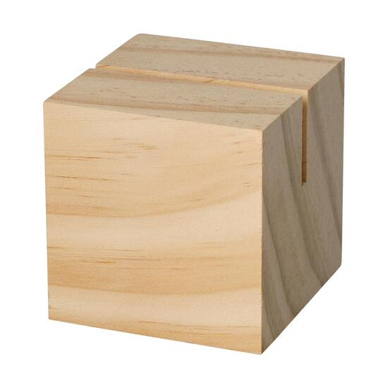 Holzmenükartenhalter "Cube"