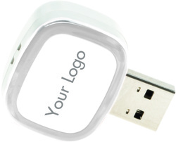 USB-Lampe transparent mit LED als Taschenlampe für Powerbanks N-m 291