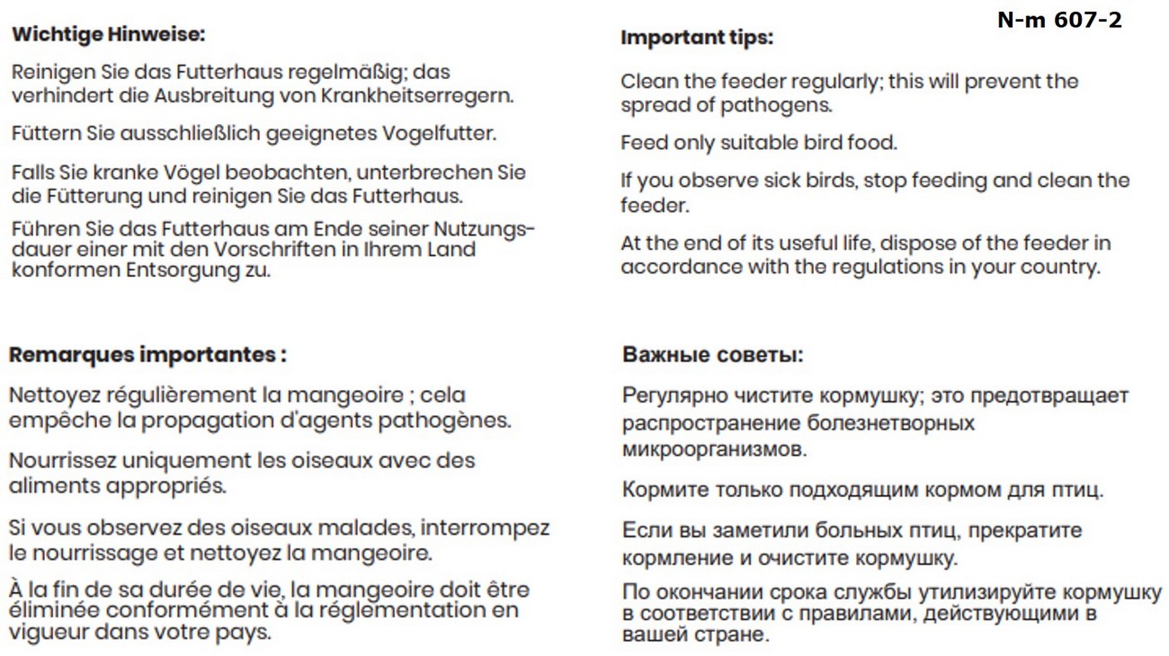 Vogelfutterhaus grün