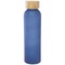 Lume 500 ml Flasche aus mattiertem Kalknatronglas mit Bambusdeckel