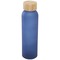Lume 500 ml Flasche aus mattiertem Kalknatronglas mit Bambusdeckel