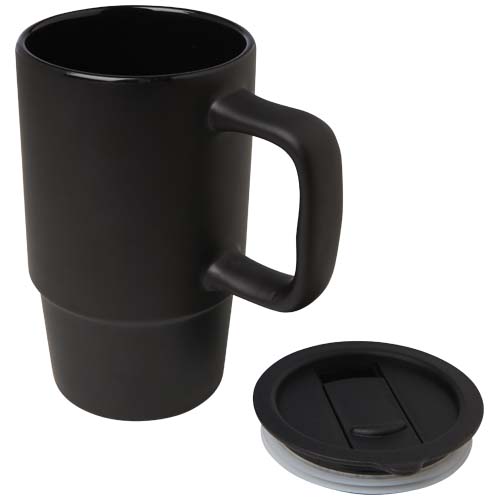 Carter 450 ml Keramiktasse mit Kunststoffdeckel