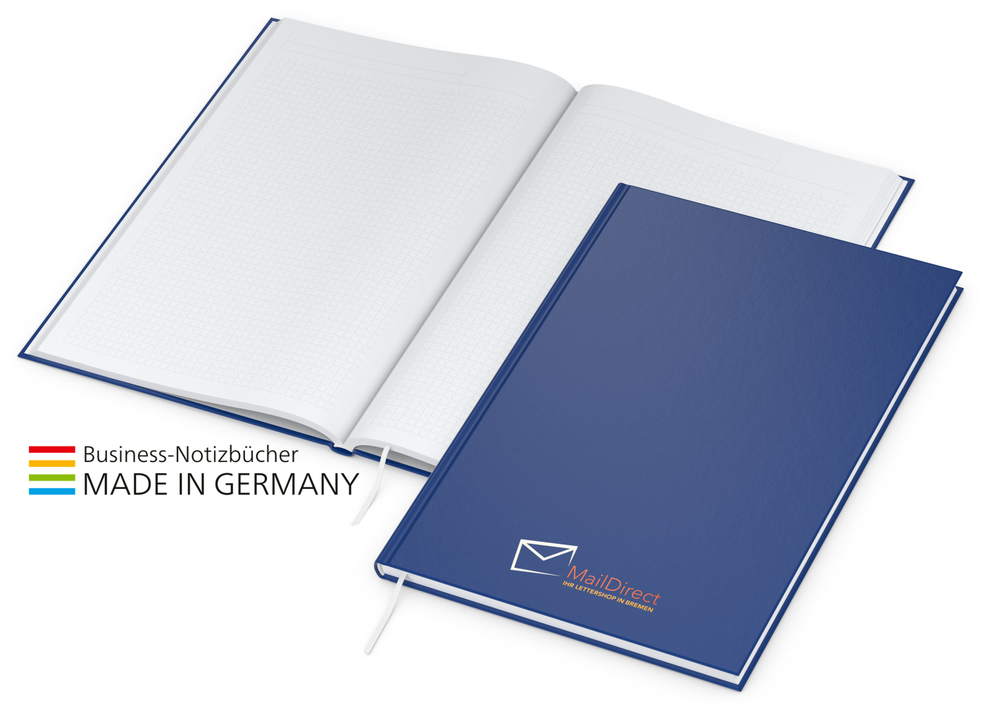 Notizbuch Note-Book x.press A4, matt-dunkelblau