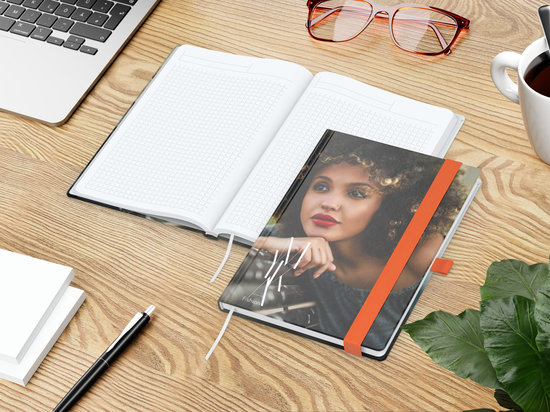 Notizbuch Match-Book White A5 Cover-Star Bestseller