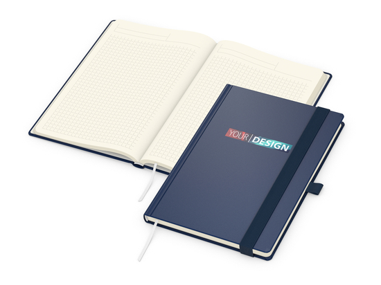 Notizbuch Vision-Book Creme A5 Bestseller inkl. Siebdruck-Digital