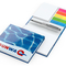 Haftnotiz-Set Amsterdam A White Bookcover mit Mini-Kugelschreiber