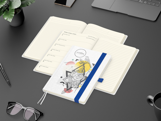 Wochenplaner Match-Hybrid Creme A5 Natura Bestseller