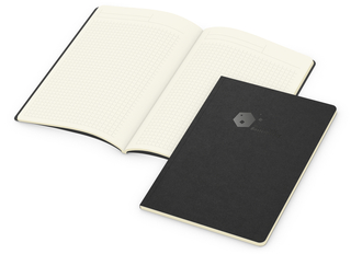 Notizbuch Copy-Book Creme Bestseller, A5, schwarz