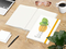 Notizbuch Match-Book, A4, Cover-Star Recycling-Matt, gelb