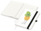 Notizbuch Match-Book, A5, Cover-Star Recycling-Matt, schwarz