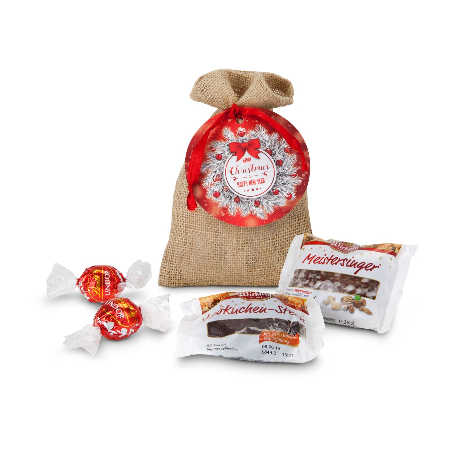 Geschenkset / Präsenteset: Süßes Weihnachtssäckchen 2K1355