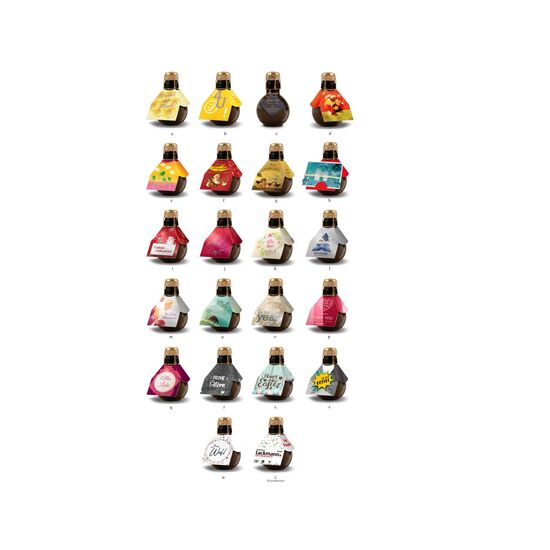 Origineller Sekt Happy New Year - Karton Rot, 125 ml 2K1358o4