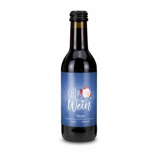 Glühwein - Flasche olivgrün, 0,25 l 2K1940