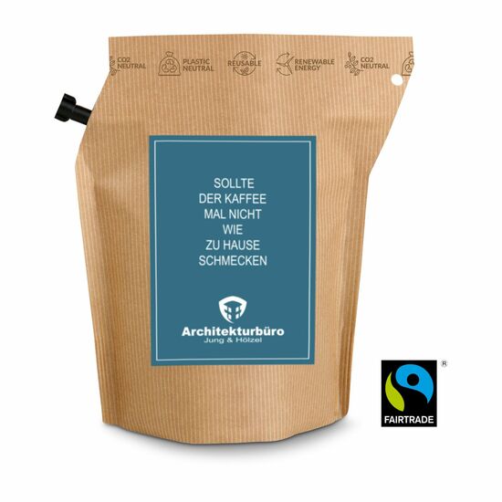 Geschenkartikel / Präsentartikel: WM-Kaffee Stoff für Helden 2K1964