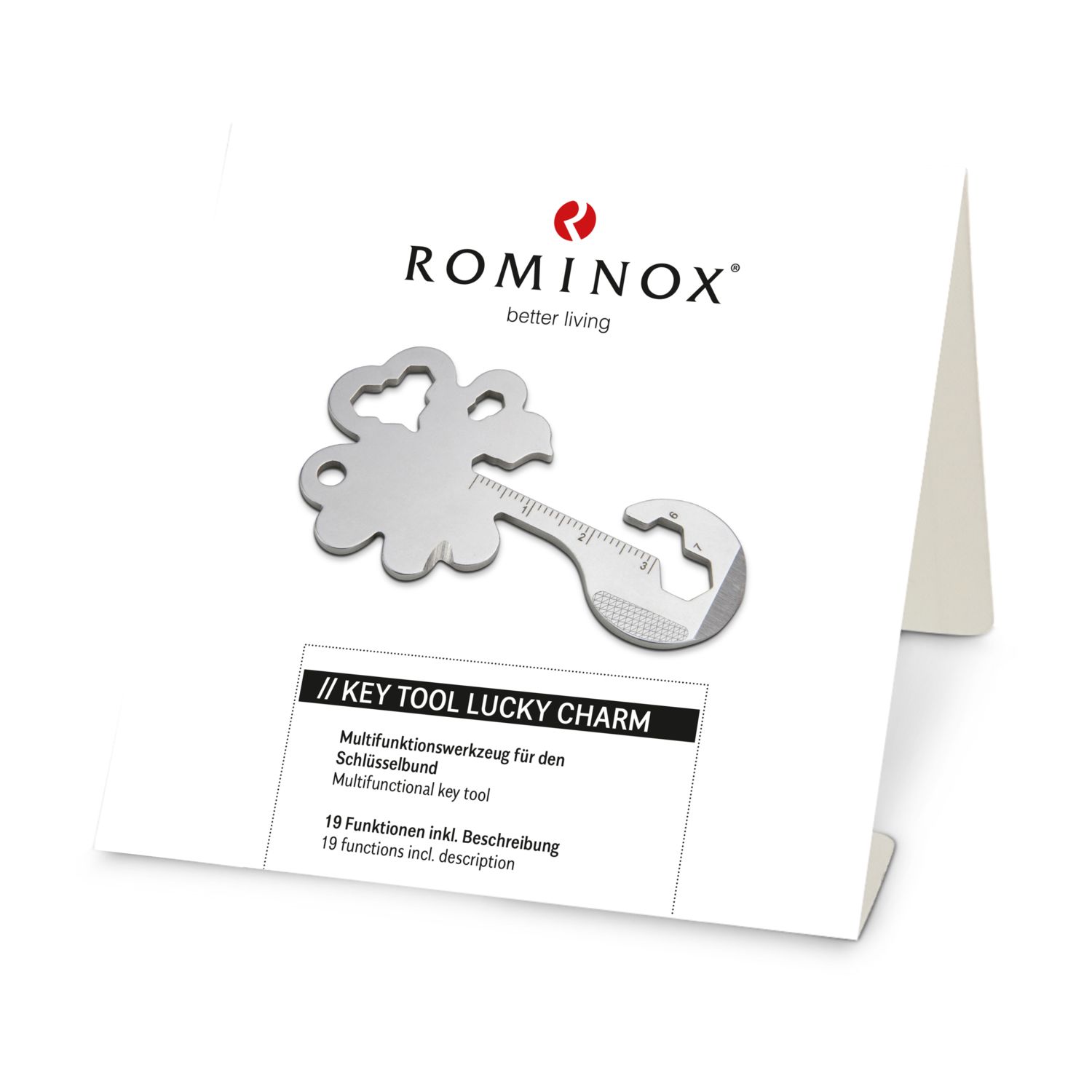 ROMINOX® Key Tool Lucky Charm (19 Funktionen) Danke 2K2103m