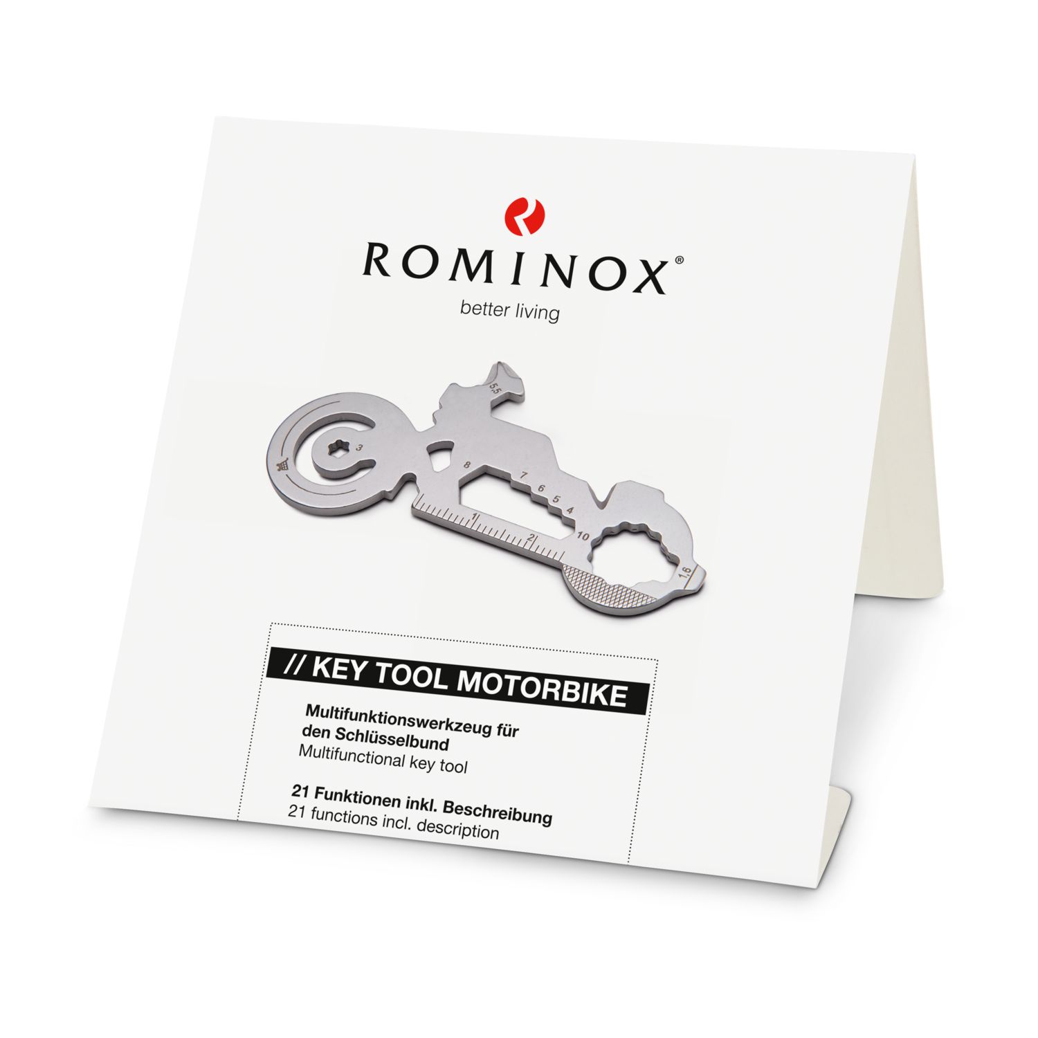 ROMINOX® Key Tool Motorbike (21 Funktionen) Große Helden (Einzelhandel) 2K2105d
