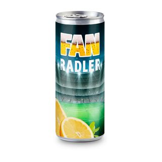 Radler - Bier und Zitronenlimonade - Papier-Etikett, 250 ml 2P033P