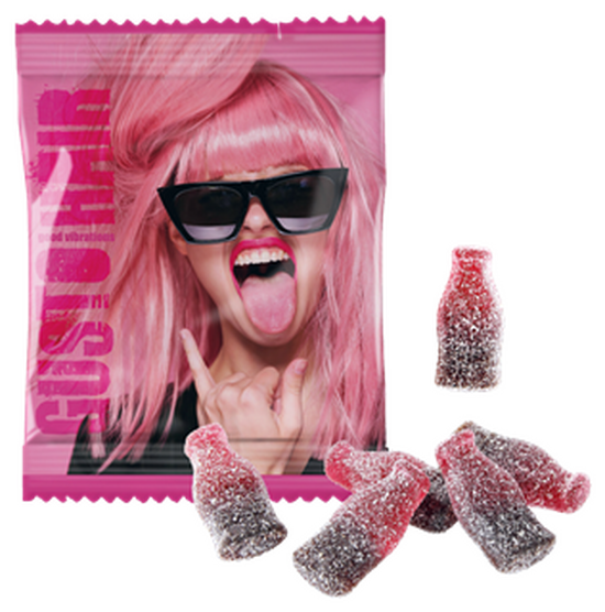Saure Cola-Kirsch-Fläschchen 20 g