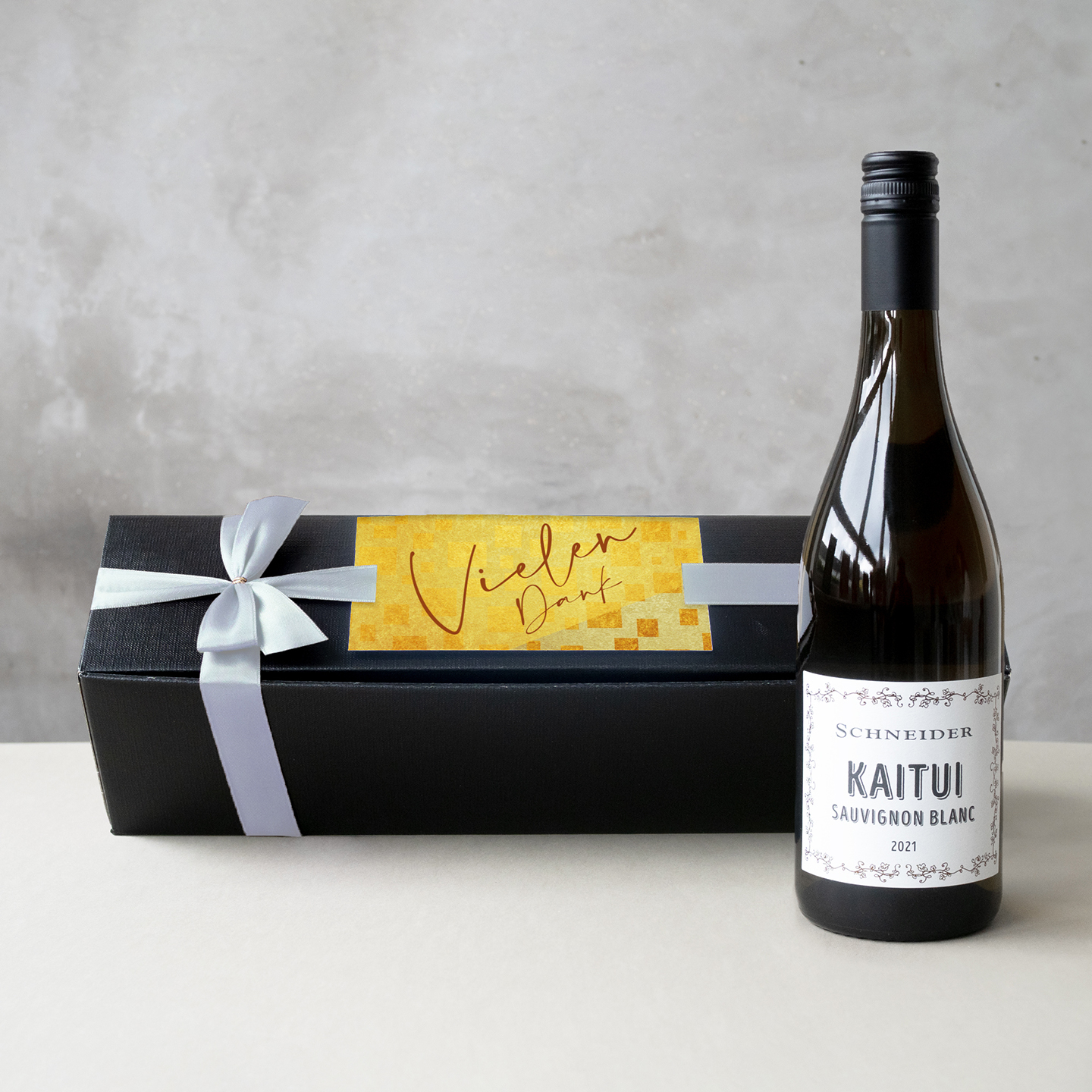 Kaitui Sauvignon Blanc in edler Geschenkbox 750 g  Silberne Schleife