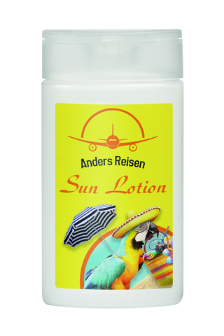 50 ml Flasche mit Sonnenschutzlotion "Sensitiv" LSF 50