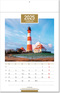 Kalender "Deutschland" im Format 24 x 37,5 cm, mit Fälzel