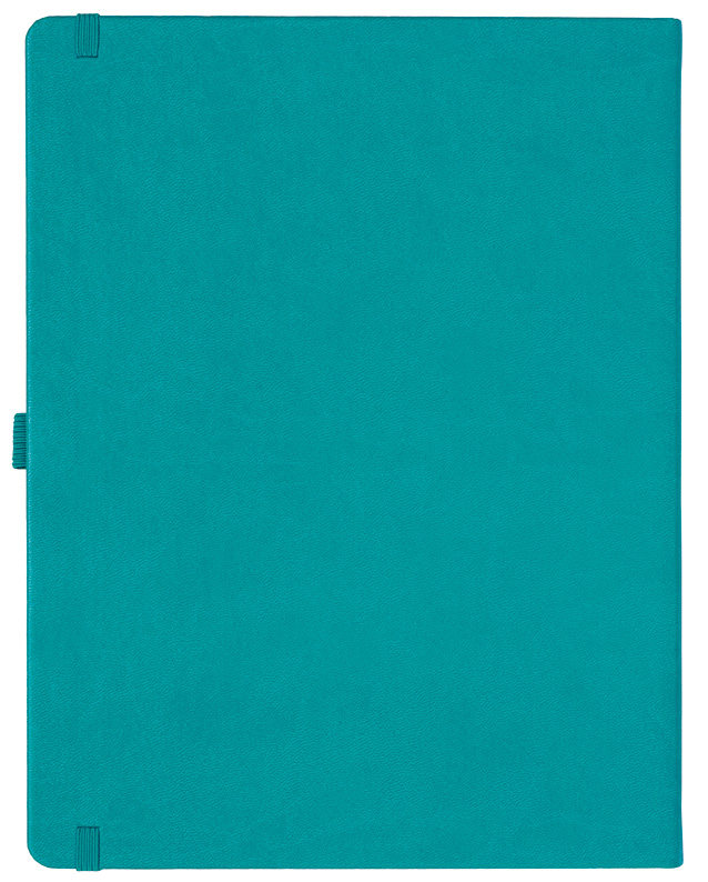 Notizbuch Style Large im Format 19x25cm, Inhalt liniert, Einband Slinky in der Farbe Turquoise