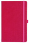 Notizbuch Style Medium im Format 13x21cm, Inhalt kariert, Einband Slinky in der Farbe Pink