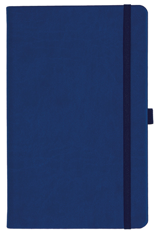 Notizbuch Style Medium im Format 13x21cm, Inhalt liniert, Einband Slinky in der Farbe Ultramarine