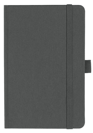 Notizbuch Style Small im Format 9x14cm, Inhalt kariert, Einband Fancy in der Farbe Graphite
