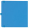 Notizbuch Style Square im Format 17,5x17,5cm, Inhalt kariert, Einband Fancy in der Farbe China Blue