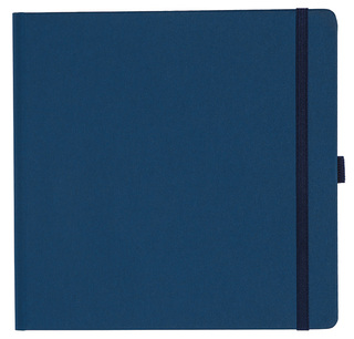 Notizbuch Style Square im Format 17,5x17,5cm, Inhalt liniert, Einband Fancy in der Farbe Royal Blue
