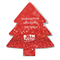 Klappkärtchen Tannenbaum - Druck individuell 4/4-c
