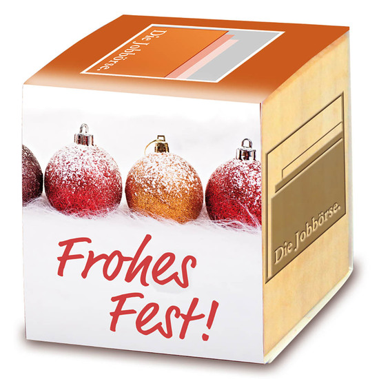 Pflanz-Holz Xmas mit Fichtensamen - Fichte, 1 Seite gelasert