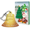 Backförmchen mit Rezeptblock Glocke - in weihnachtlicher Mappe (neutral)