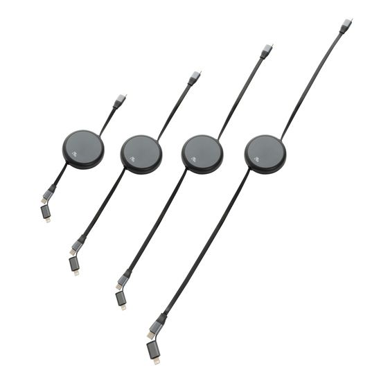 Terra ausziehbares 240W 2-in-1 Kabel aus RCS rec. Aluminium