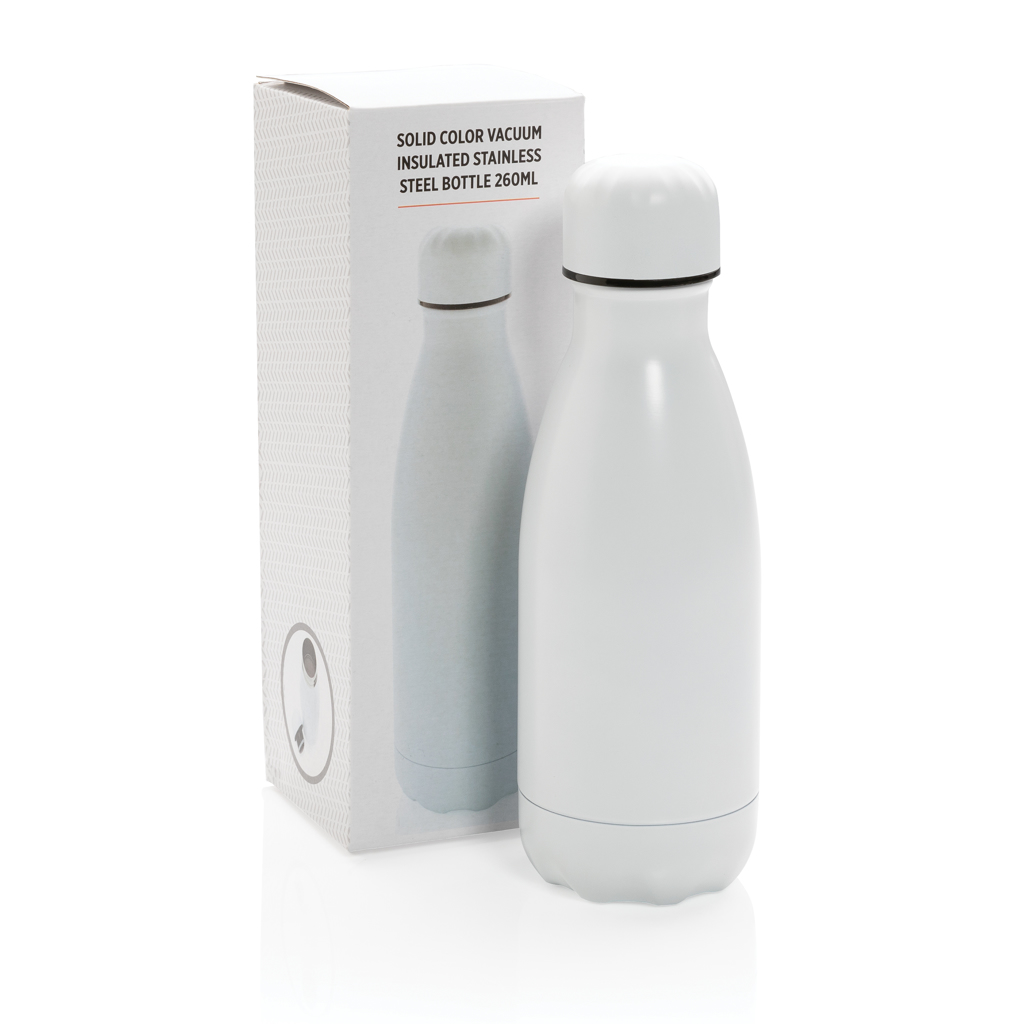 Solid Color Vakuum Stainless-Steel Flasche 260ml