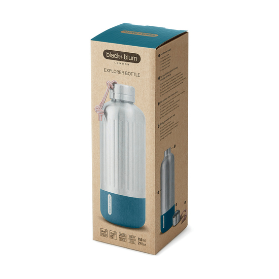 Black+Blum Explorer isolierte Wasserflasche groß, 850ml