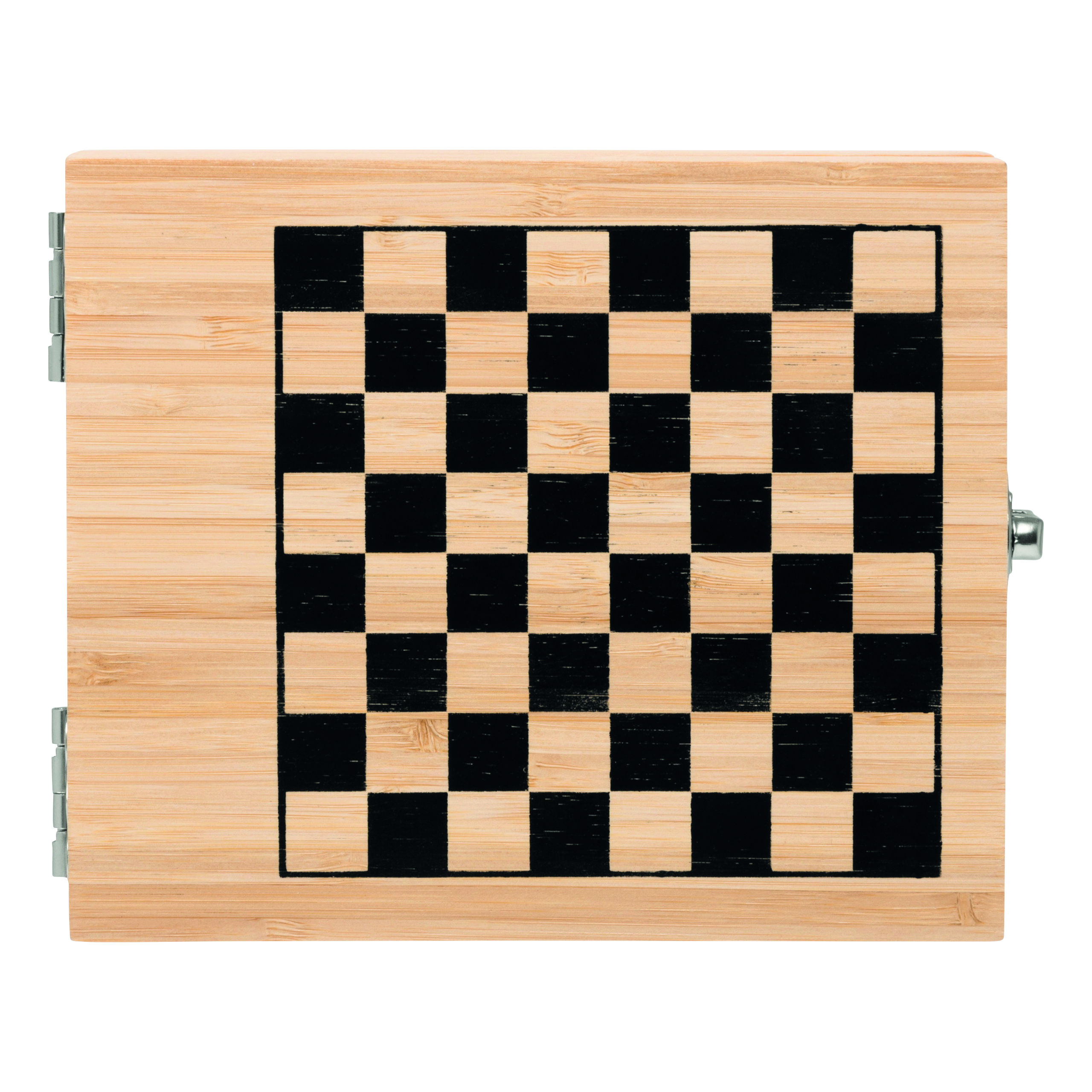 Weinset BAMBOO CHESS mit Schachspiel 56-0301163