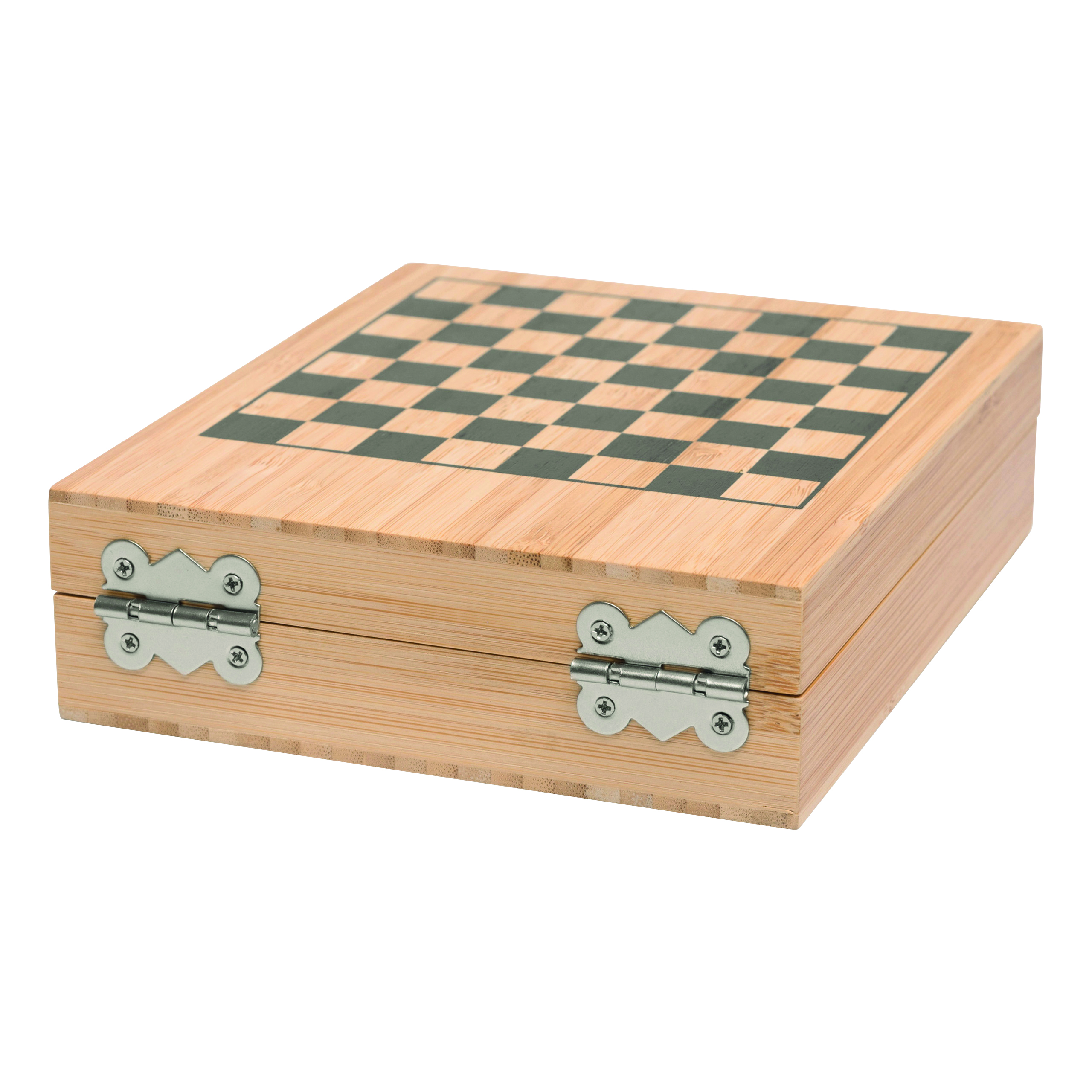 Weinset BAMBOO CHESS mit Schachspiel 56-0301163