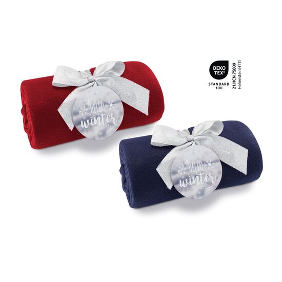 Fleecedecke WINTER SPECIAL - beere - 120 x 150 cm, 180 g/m²