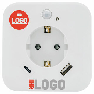 LED-Orientierungslicht & USB-Steckdose