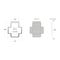 ROMINOX® Shape Clip - Variante H