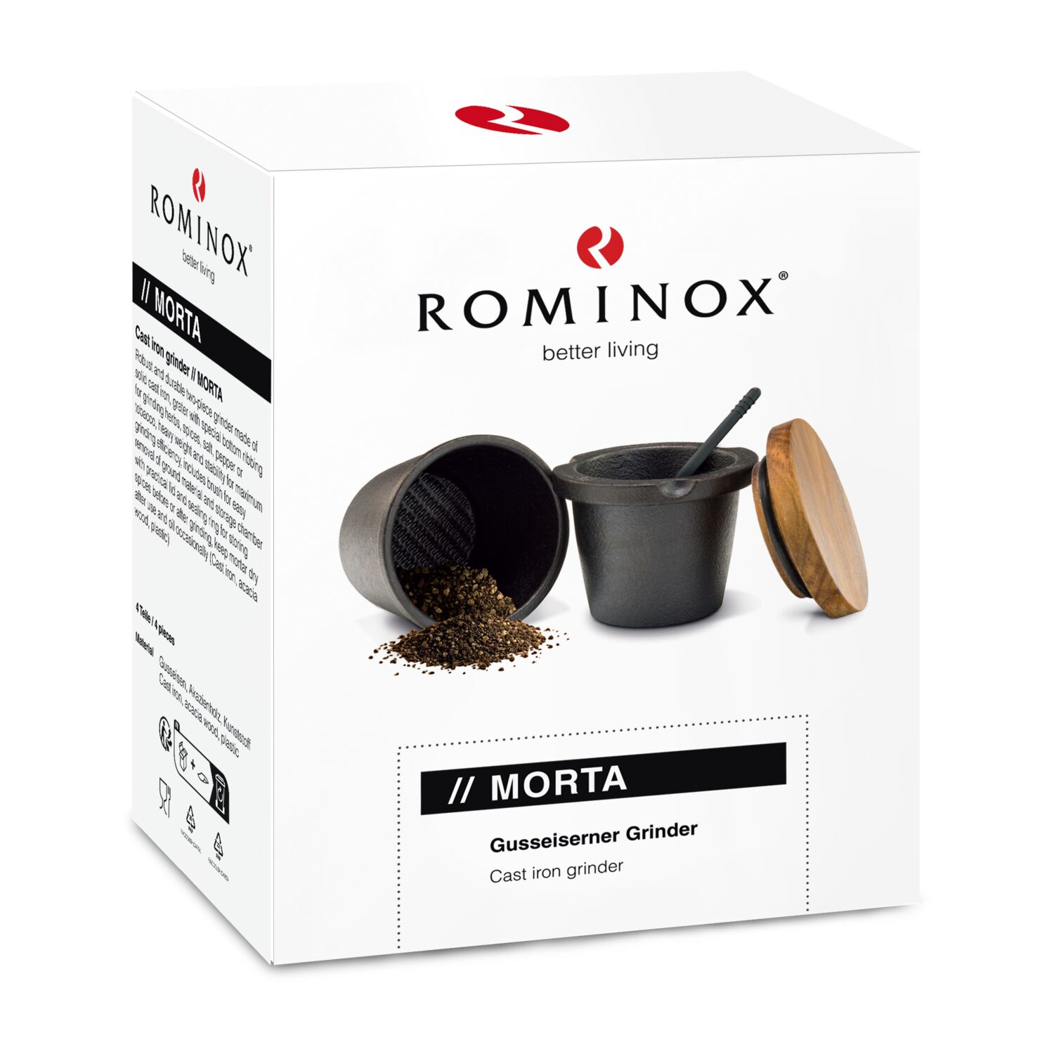 ROMINOX® Gusseiserner Grinder // Morta