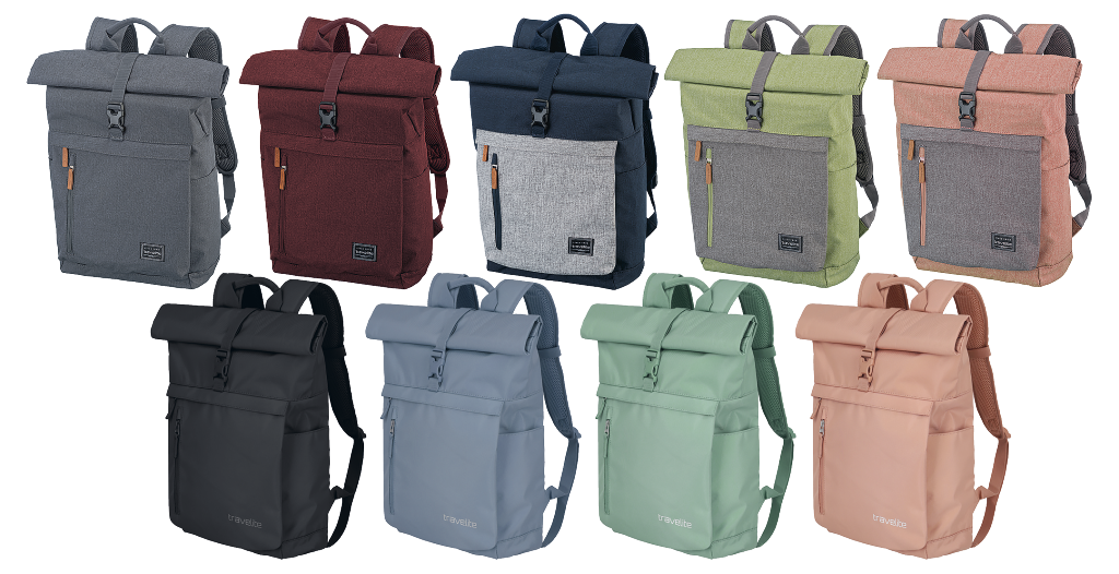 travelite BASICS Rollup Rucksack