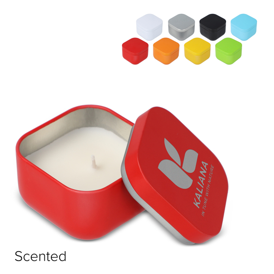 Ananda Duftkerze auf pflanzlicher Basis in recycelter Dose