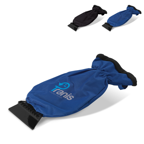 Eiskratzer mit Handschuh