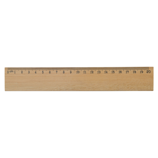 Holzlineal 20cm